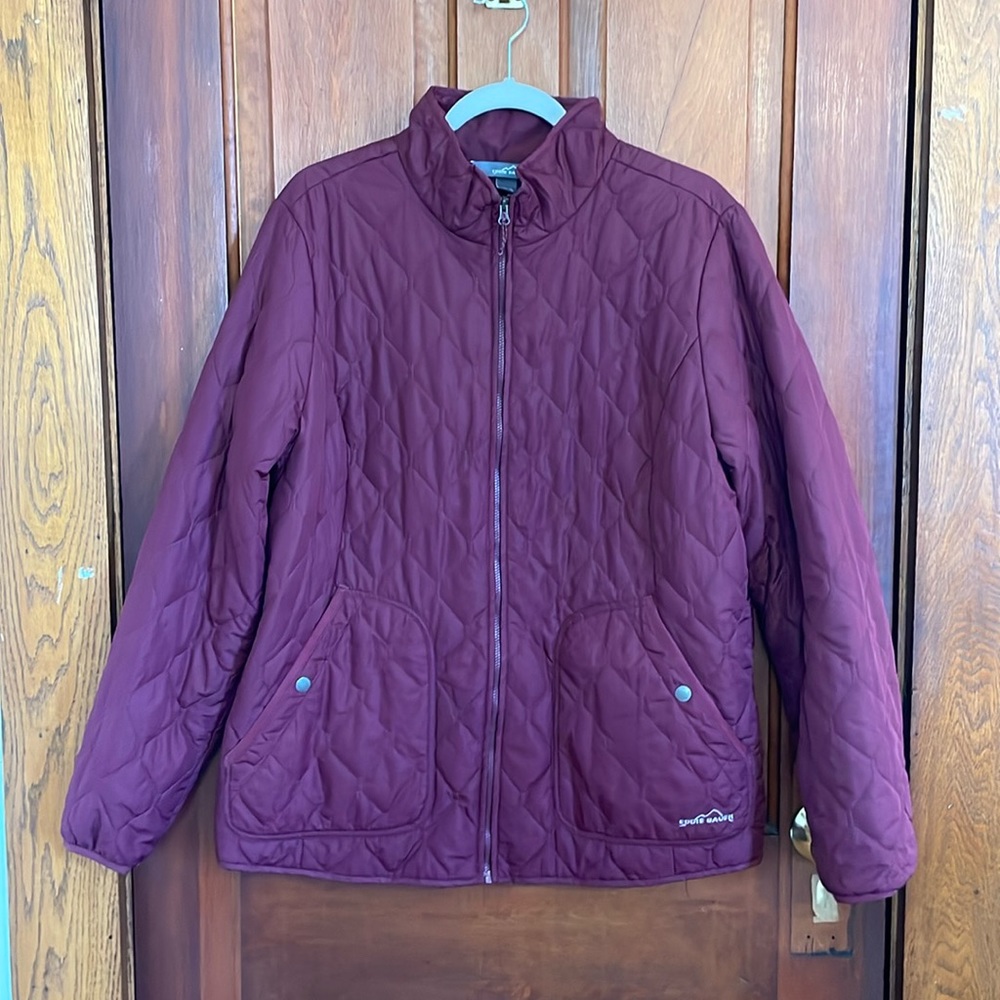 W’s Eddie Bauer Quilted Jacket, size XL